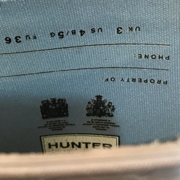 Hunter Blue Sparkle Glitter Boots Size 5 - Picture 5 of 8